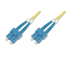 Cavo Fibra Ottica Duplex 9/125 OS1 SC SC - DIGITUS - Giallo - 5 m