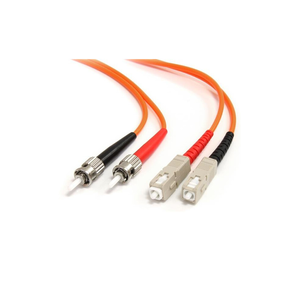 Startech.com 2M Multimode 62.5/125 Duplex Fiber Patch Cable St - Sc