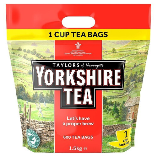 Yorkshire Tea 600 Yorkshire Tea One Cup Tea Bags 1.5kg