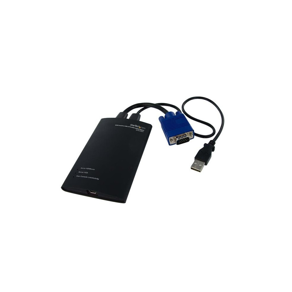 StarTech.com KVM Console to USB 2.0 Portable Laptop Crash Cart Adapter KVM cable