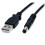 StarTech.com StarTech.com USB til 5,5 mm strømforsyningskabel - Type M-stik - 2 m 1