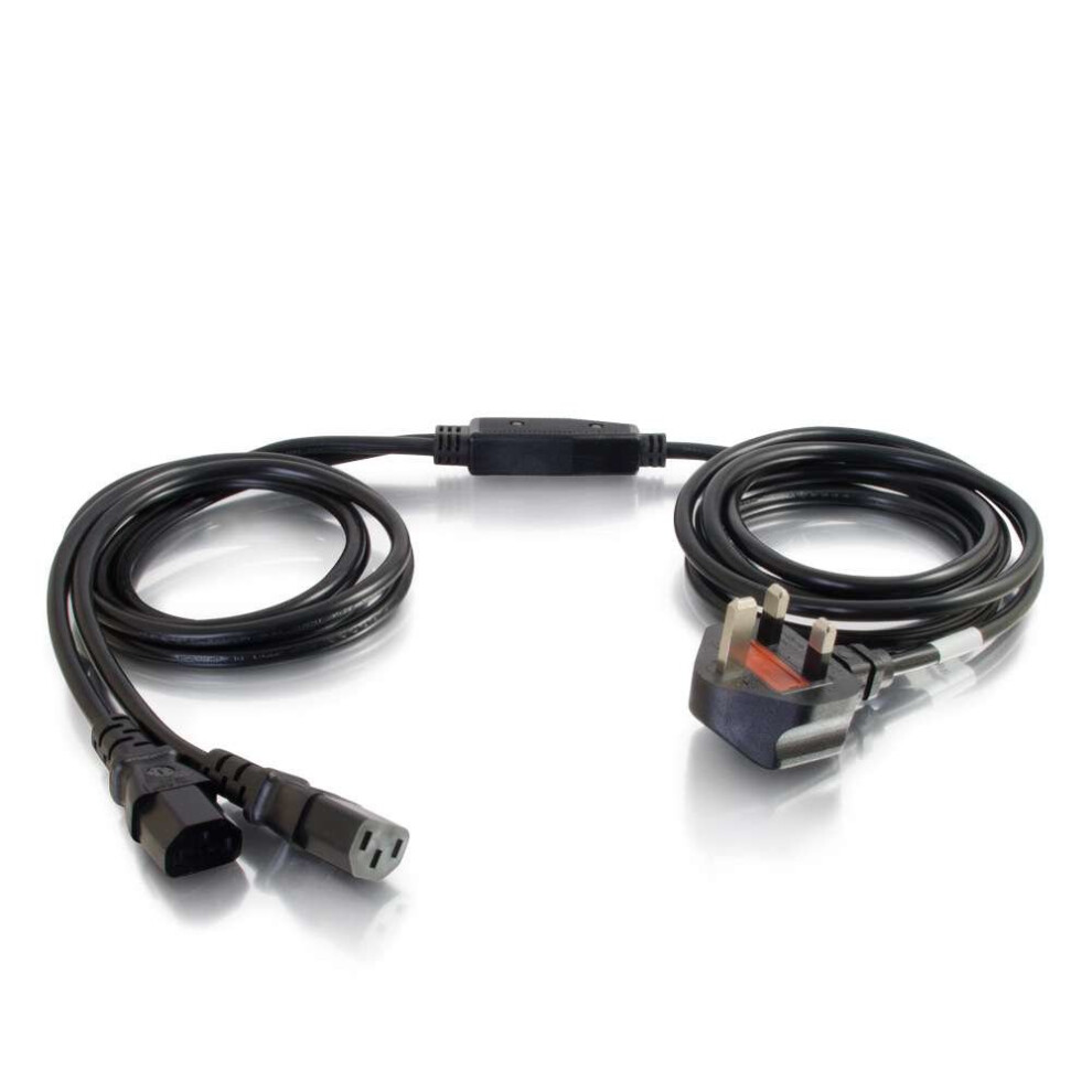 C2g Cbl/3M Bs 1363 To 2X C13 Y-Cable 757120806288