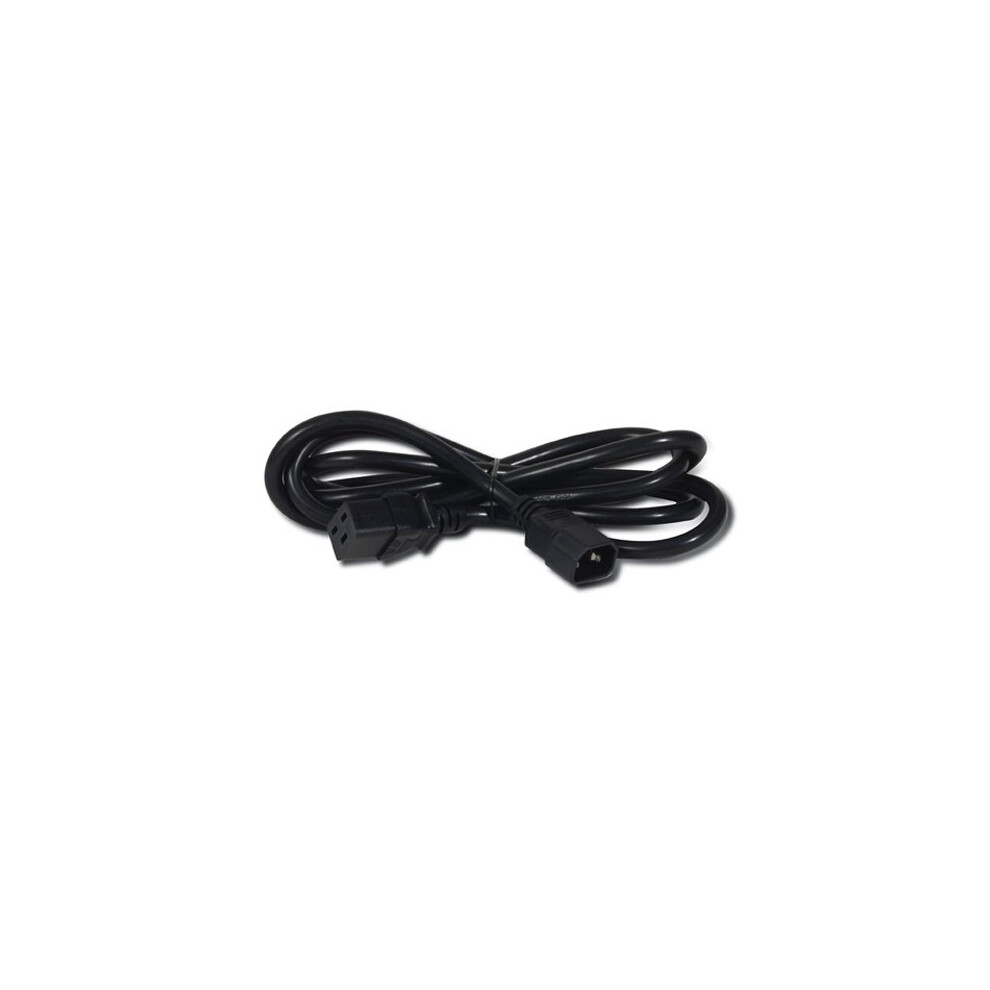 Apc C19/C14 2M 2M C14 Coupler C19 Coupler Power Cable Black 731304198772