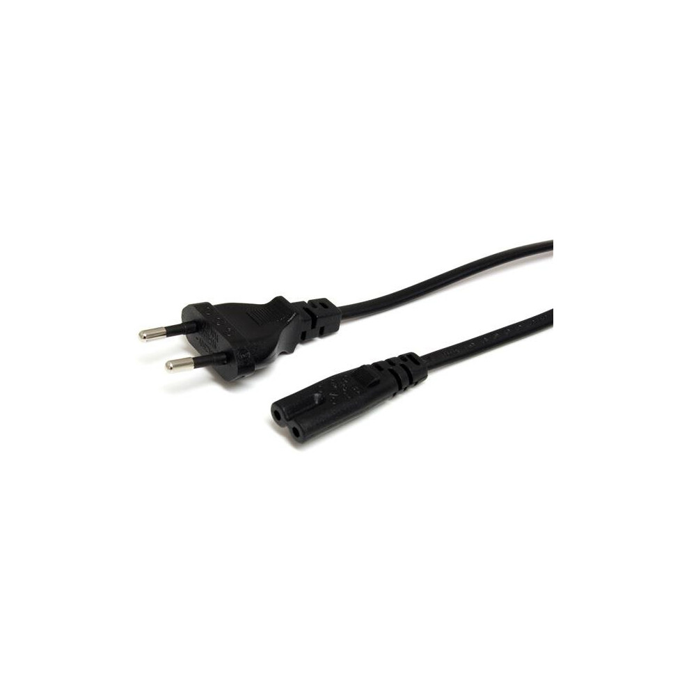 StarTech.com 1m Standard Laptop Power Cord - EU to C7 Power Cable Lead