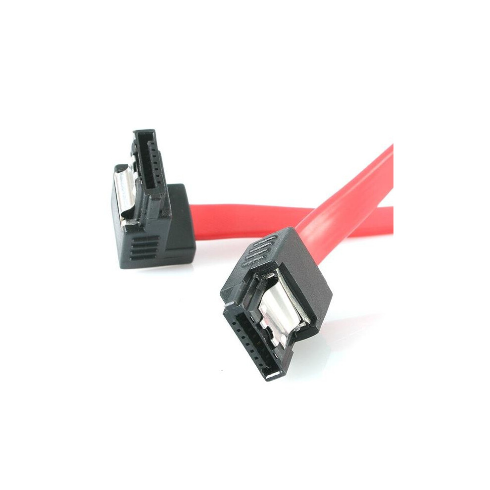 StarTech.com 12in Latching SATA to Right Angle SATA Serial ATA Cable SATA cable