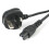 StarTech.com Cable de red tripolar EU a C5 - STARTECH - 1 m - Negro - Moldeado - Abrazadera para cables 1