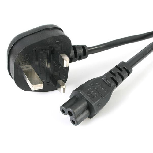StarTech.com Cable de red tripolar EU a C5 - STARTECH - 1 m - Negro - Moldeado - Abrazadera para cables