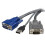 StarTech.com StarTech.com 6 ft Ultra-Thin USB VGA 2-in-1 KVM Cable KVM cable 1