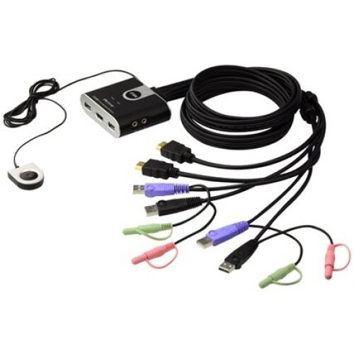 Switch KVM Aten CS692 nero
