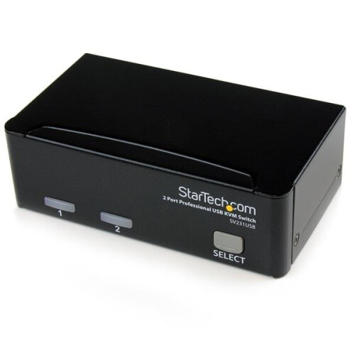 StarTech.com StarTech.com 2 Port Professional USB KVM Switch Kit with Cables KVM switch