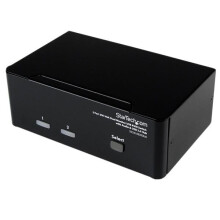 Commutateur KVM USB 2 ports DVI VGA avec audio - STARTECH