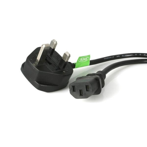 StarTech.com StarTech.com 6 ft UK PC Power Cord - Grounded, Standard UK Cable (1.8 m)