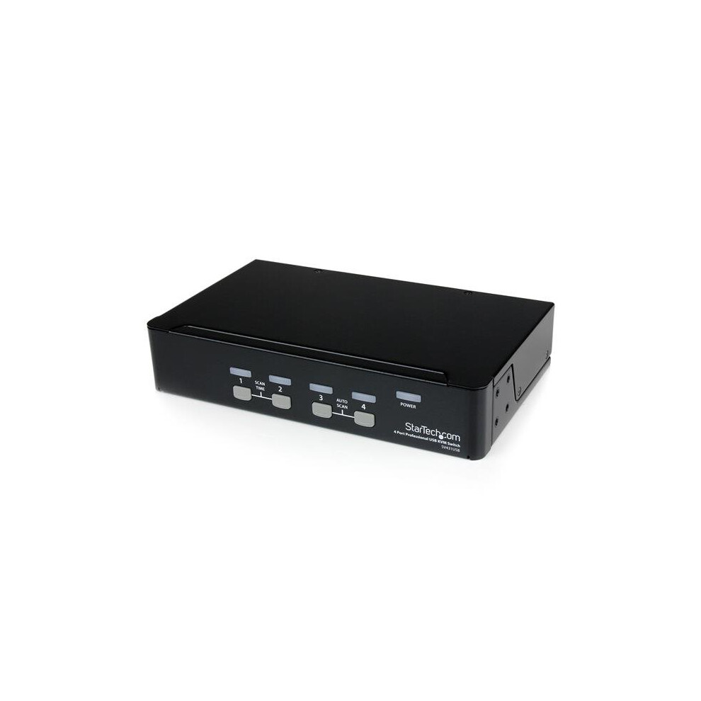 StarTech.com 4 Port Professional VGA USB KVM Switch with Hub KVM switch