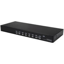 Kit de conmutador KVM USB de montaje en rack STARTECH - 8 puertos con visualización en pantalla y cables
