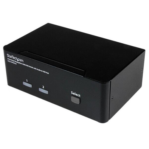 StarTech.com StarTech.com KVM-Switch 2 Ports DisplayPort, USB und Audio - KVM-Switch - 2560 x 1600 (SV231DPDDUA)