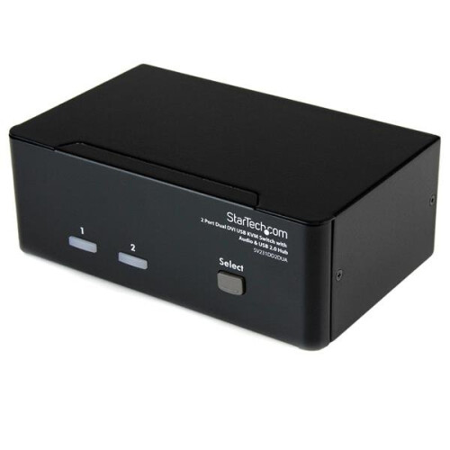 StarTech.com StarTech.com 2 Port Dual DVI USB KVM Switch with Audio & USB 2.0 Hub KVM switch