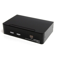 STARTECH Switch KVM USB DVI - 2 ports - Commutateur écran clavier souris DVI avec audio et hub USB 2.0