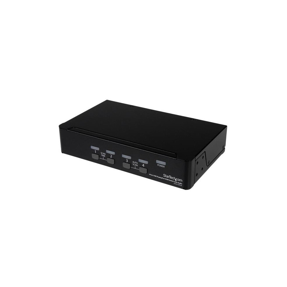 Startech.com 4 Port Usb Displayport Kvm Switch With Audio Kvm Switch