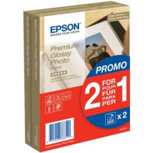 Epson Premium Glossy Photo Paper - (2 for 1), 100 x 150 mm, 255g/m2, 80 Sheets photo paper