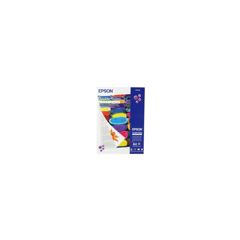 Epson Double-Sided Matte Paper, DIN A4, 178g/m2, 50 Sheets photo paper