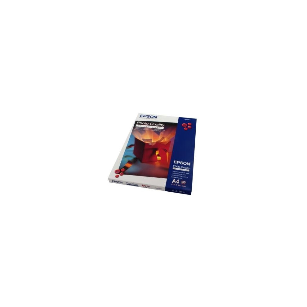 Epson Photo Quality Ink Jet Paper, DIN A4, 102g/m2, 100 Sheets photo paper