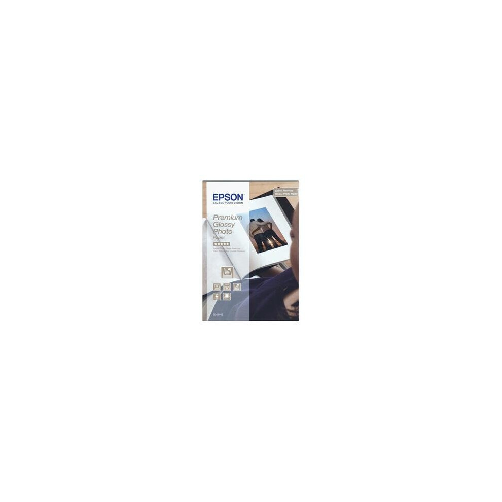 Epson Premium Glossy Photo Paper, 130 x 180 mm, 255g/m2, 30 Sheets photo paper