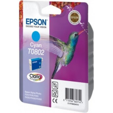 Epson C13T08024011 (T0802) Ink cartridge cyan, 435 pages, 7ml