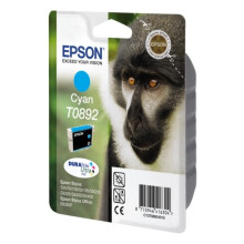 EPSON Tintenpatrone T0892 Cyan - Affe (C13T08924011)