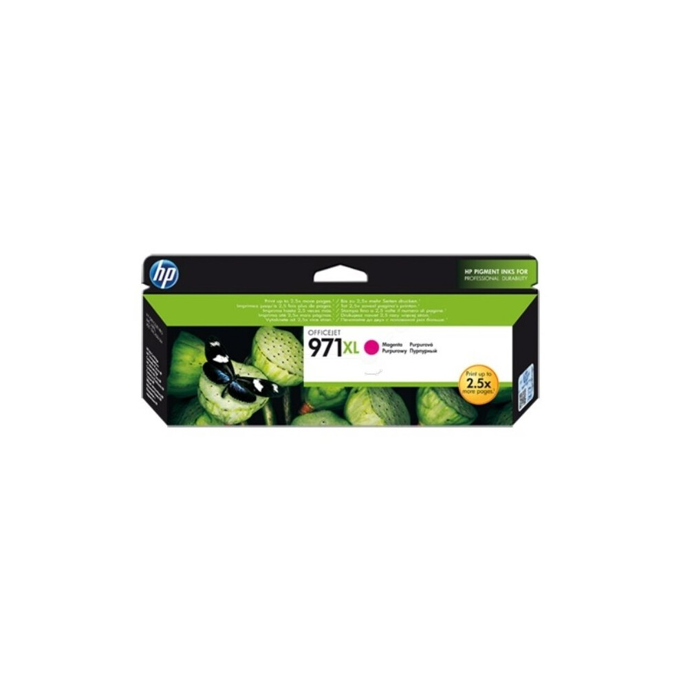 Hp Cn627ae (971Xl) Ink Cartridge Magenta, 6.6K Pages, 81Ml