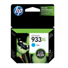HP 933XL Original-Tintenpatrone Cyan große Kapazität (CN054AE) für HP OfficeJet 6100/6600/6700/7100/7510/7610