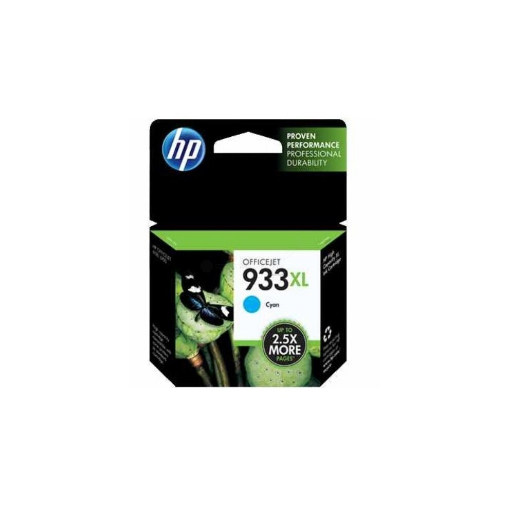 Hp Cn054ae (933Xl) Ink Cartridge Cyan, 825 Pages, 9Ml Blue 886111749027
