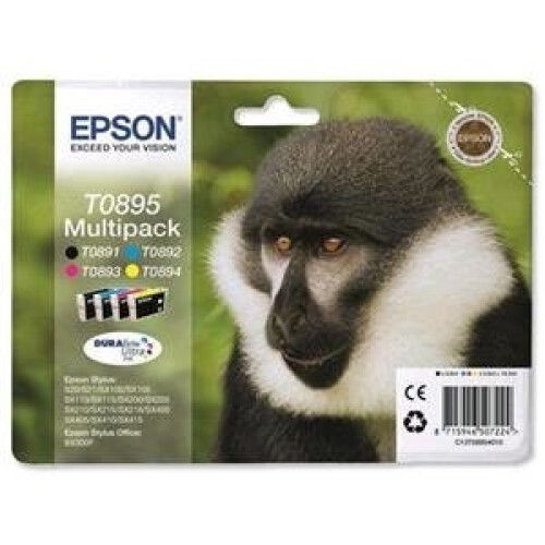 Epson Epson Multipack 4-colours T0895 DURABrite Ultra Ink