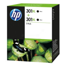 HP D8J45AE (301XL) Printhead black, 480 pages, 8ml, Pack qty 2