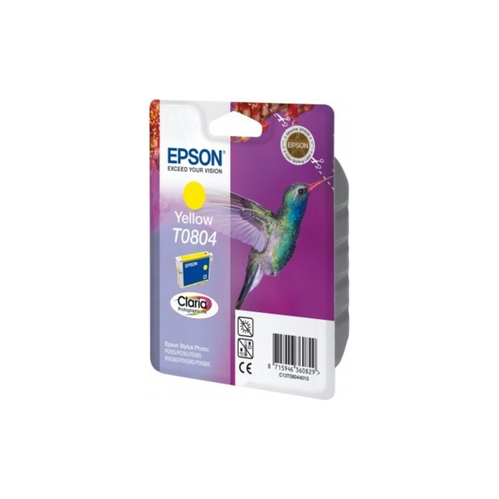 Epson Original T0804 Yellow Printer Ink Cartridge (C13T08044011) - Image 8