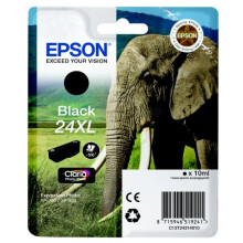 EPSON Tintepatrone T2431 XL Schwarz - Elefant (C13T24314012)
