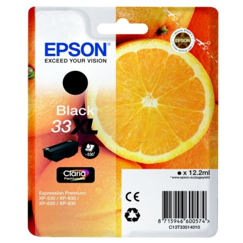 Epson Epson ORANGE BLACK XL mustepatruuna