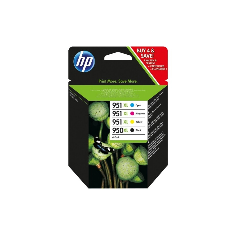 HP C2P43AE (950XL/951XL) Ink cartridge multi pack, 2300+1500 pg, Pack qty 4