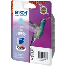 Epson C13T08054011 (T0805) Ink cartridge bright cyan, 330 pages, 7ml