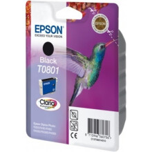 Epson C13T08014011 (T0801) Ink cartridge black, 330 pages, 7ml