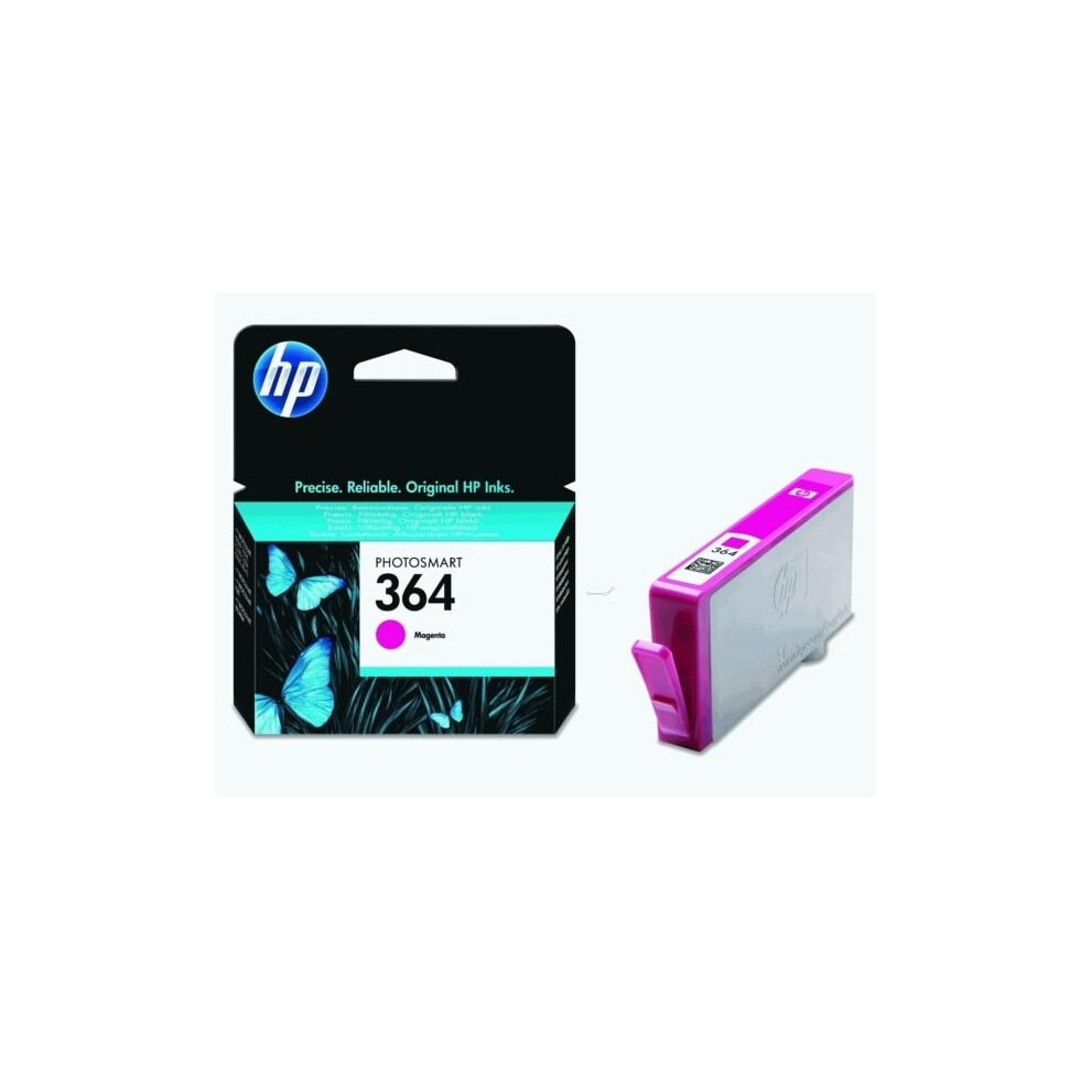 Hp Cb319ee (364) Ink Cartridge Magenta, 300 Pages, 3Ml Pink