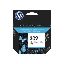 Cartuccia d'inchiostro originale HP 302 a tre colori per HP DeskJet 2130/3630 e HP OfficeJet 3830 (F6U65AE)