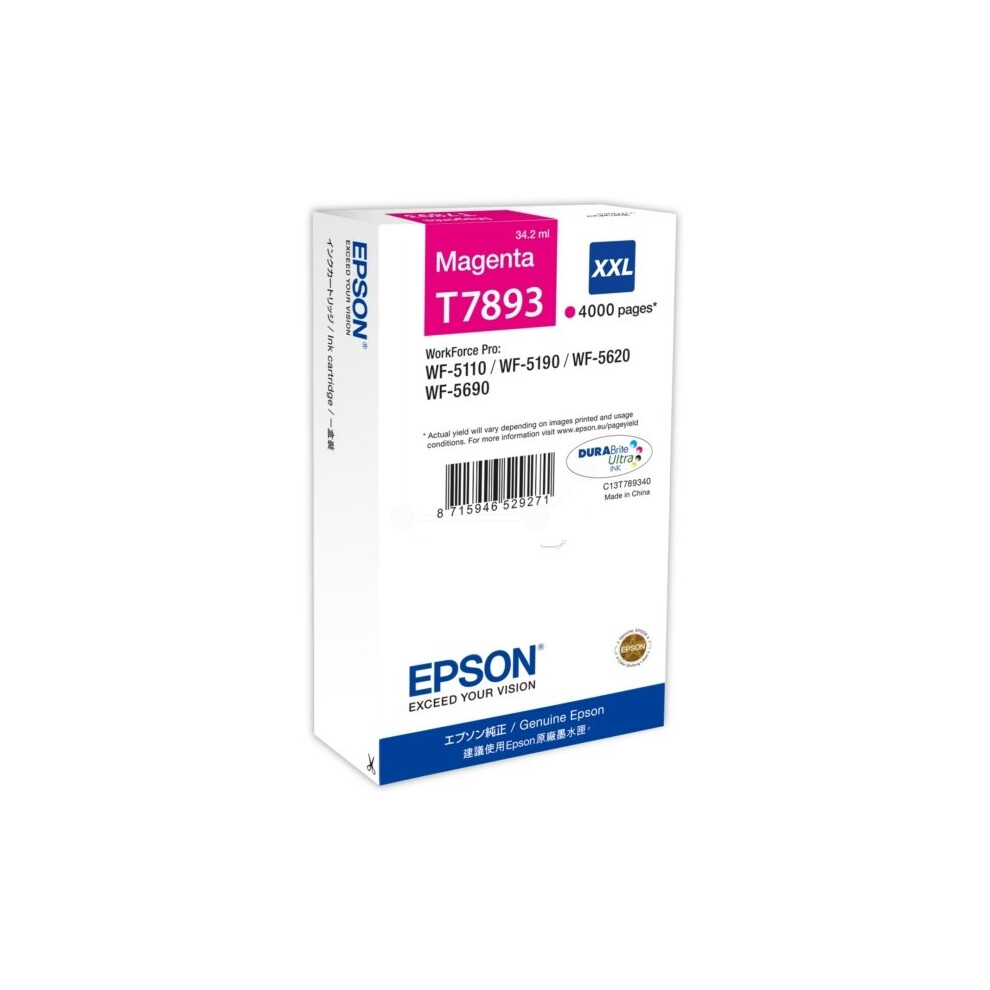 Epson Magenta 78 (T7893) Original Extra High Capacity Ink Cartridge - Image 9