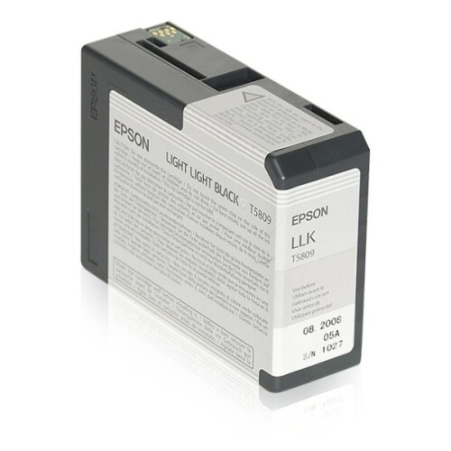 Epson EPSON Pack de 1 Cartouche T5809 - Noir clair - Standard 80ml