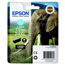 Cartucho de tinta EPSON T2435 XL Cian Claro - Elefante (C13T24354012)