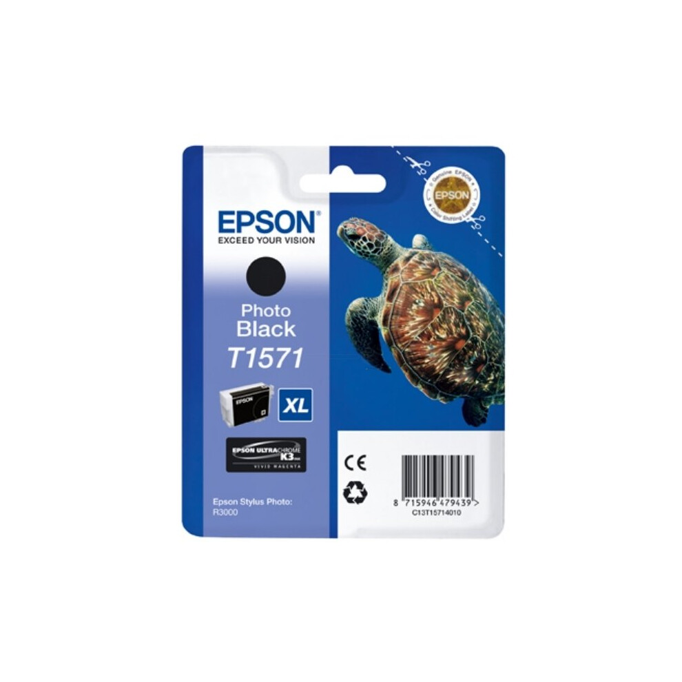 Epson C13T15714010 (T1571) Ink cartridge black, 26ml