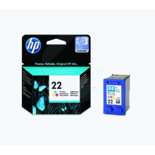 HP 22 Authentische Tintenpatrone in drei Farben (C9352AE) für HP DeskJet F380/D1530/D2460/F2180/F4100, OfficeJet 4300/5600