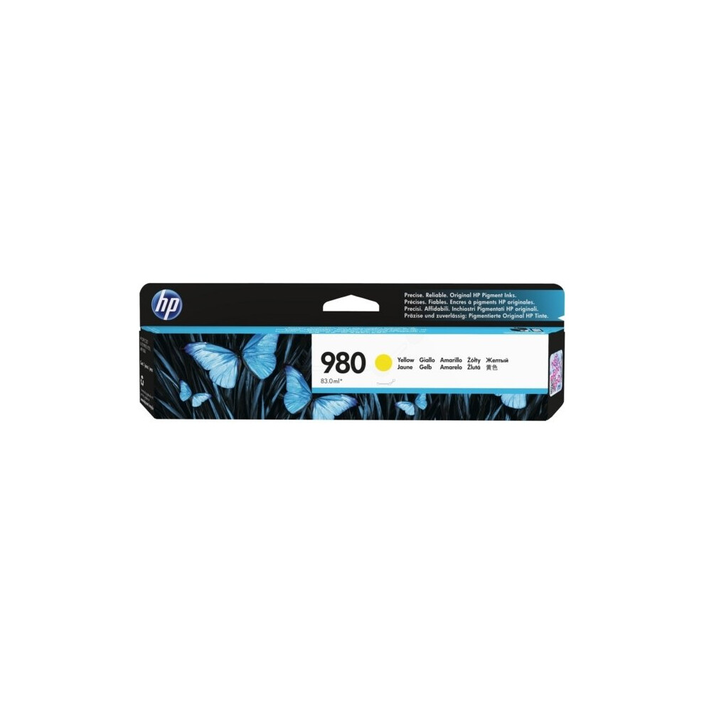 Hp D8j09a (980) Ink Cartridge 6.6K Pages, 83Ml Yellow 887758769140