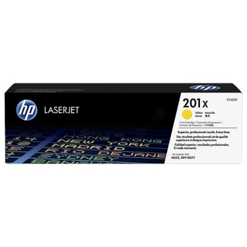 HP Hp TONER 201 XL YELLOW mustepatruuna