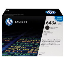 TONER HP 643A (Q5950A) schwarz - authentische Kartusche für HP Color LaserJet 4700 Drucker