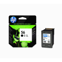 HP 56 Original Schwarz Tintenpatrone (C6656AE) für HP OfficeJet 5610 und HP PSC 1217/1311/1355